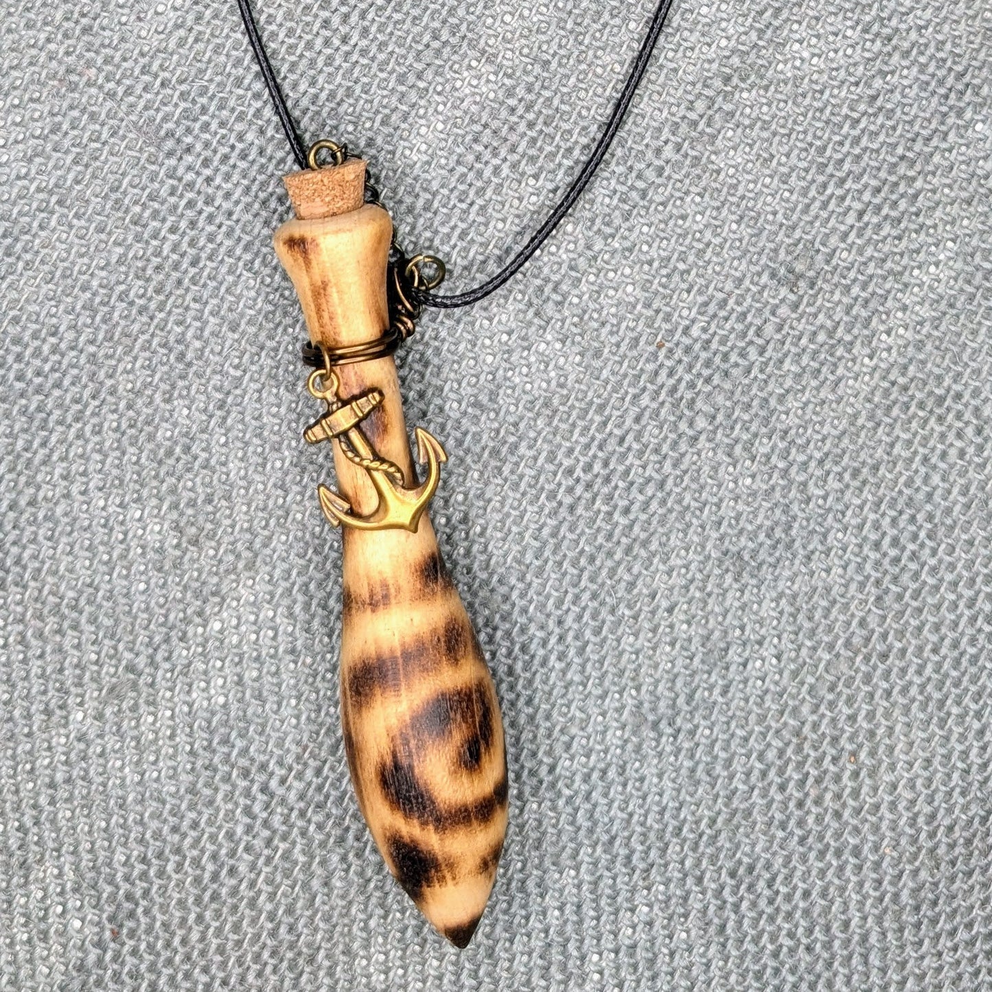 Anchor Bottle Necklace