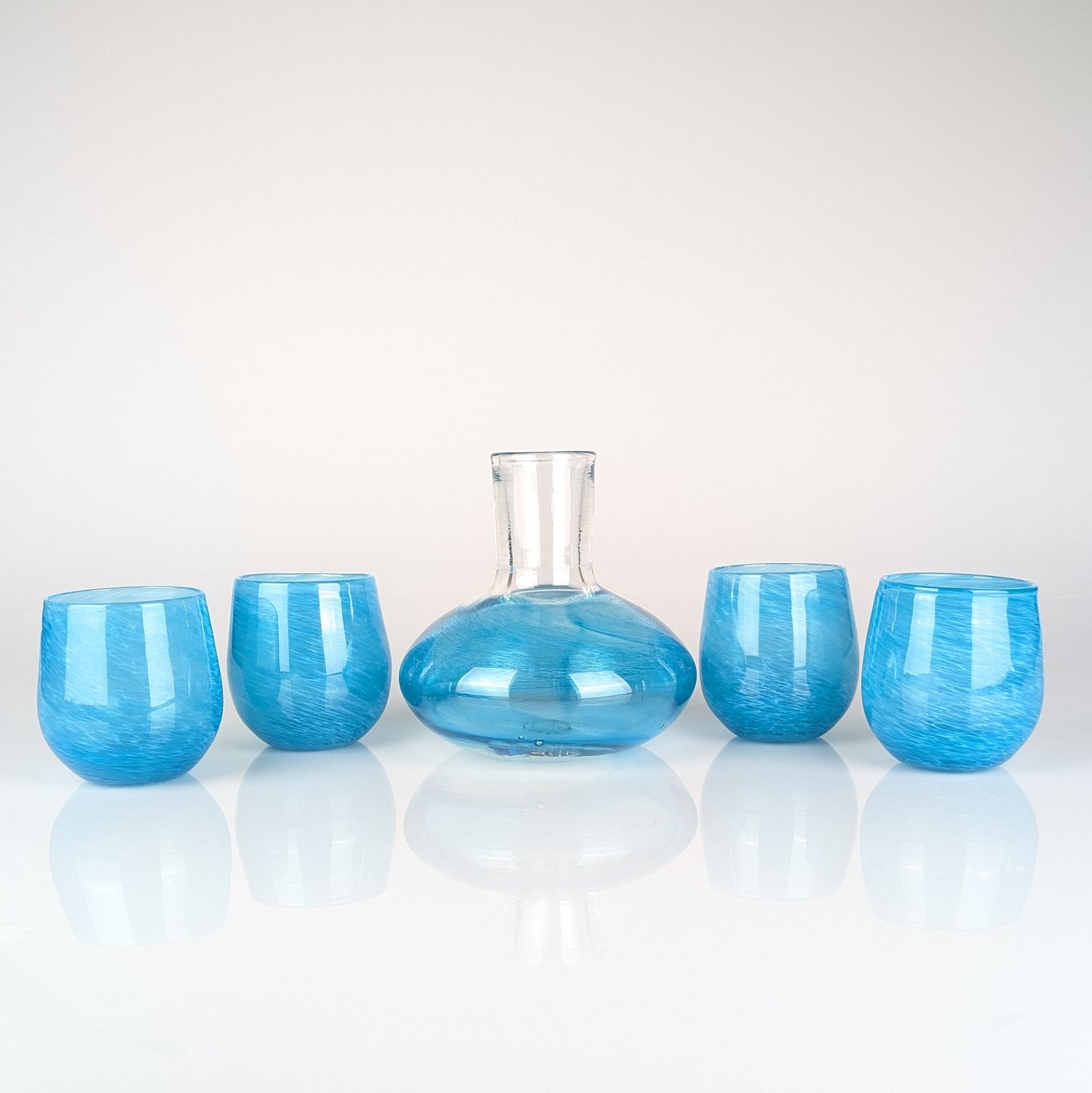 Blue Ocean Decanter & Wine Glass Drinkware
