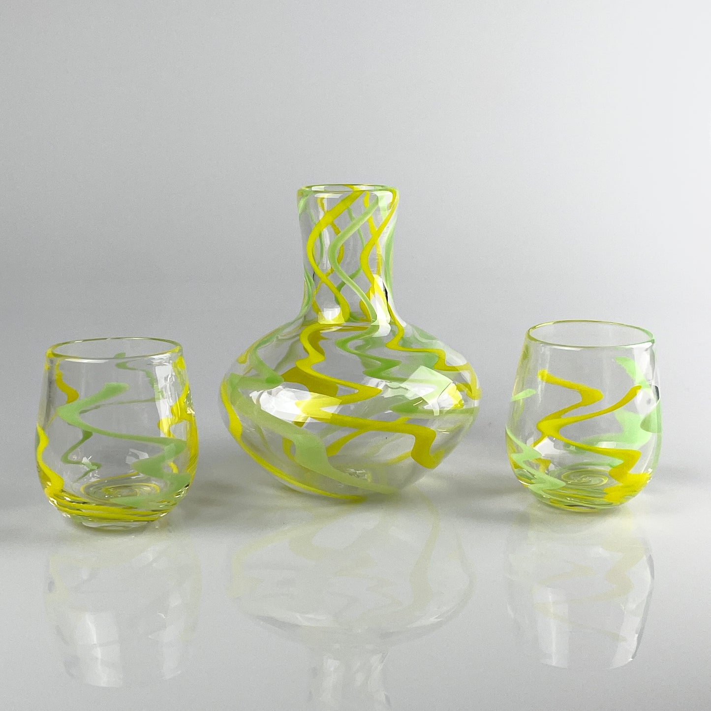 Wigwag Lemon Lime Decanter & Glassware Collection