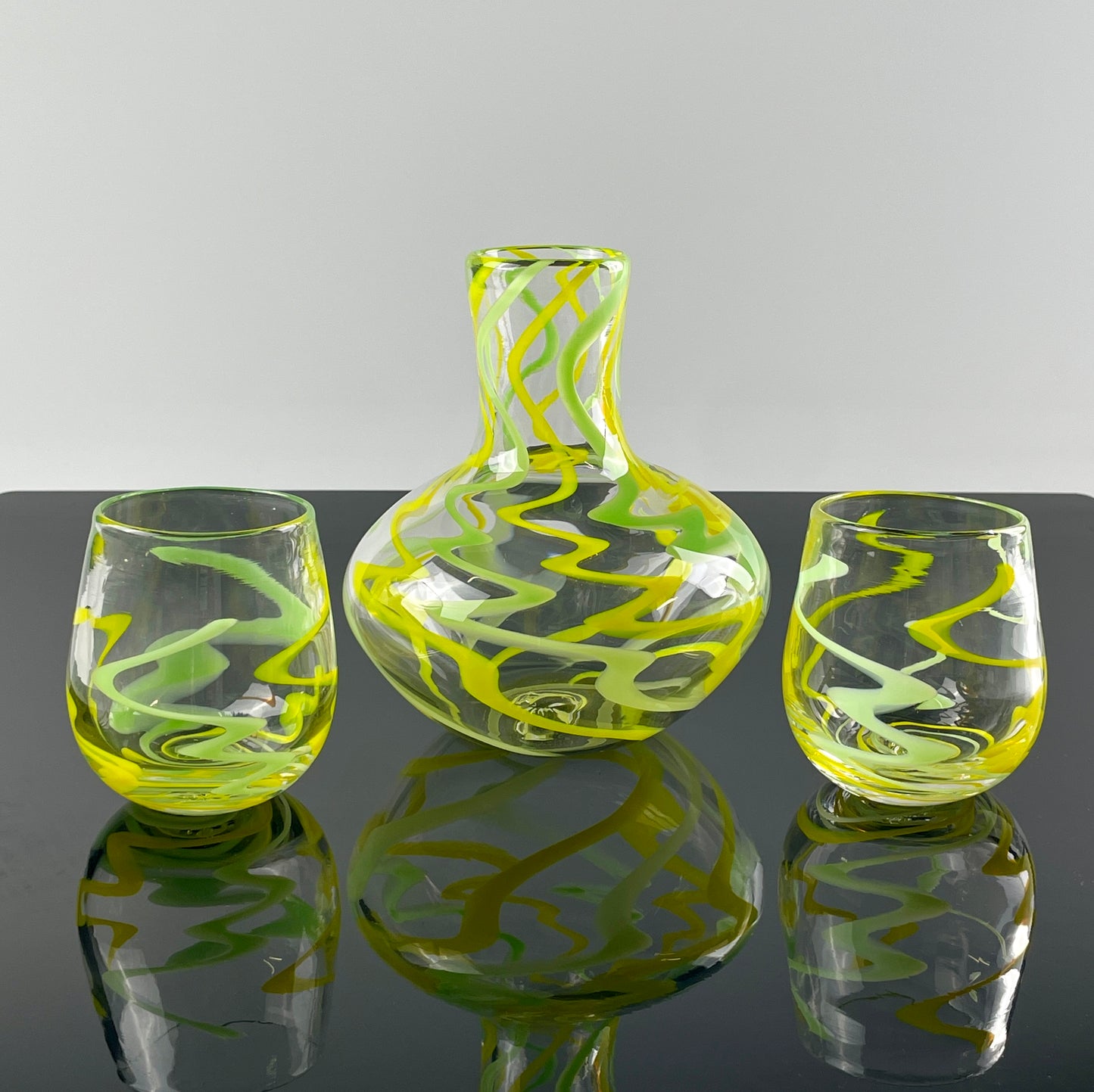 Wigwag Lemon Lime Decanter & Glassware Collection