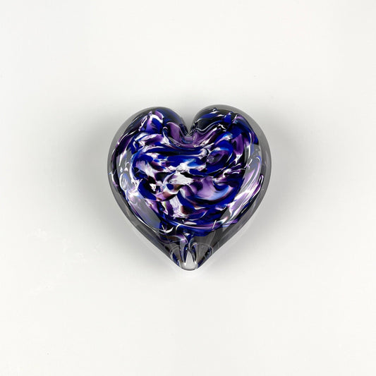 Glass Hearts - Paperweights