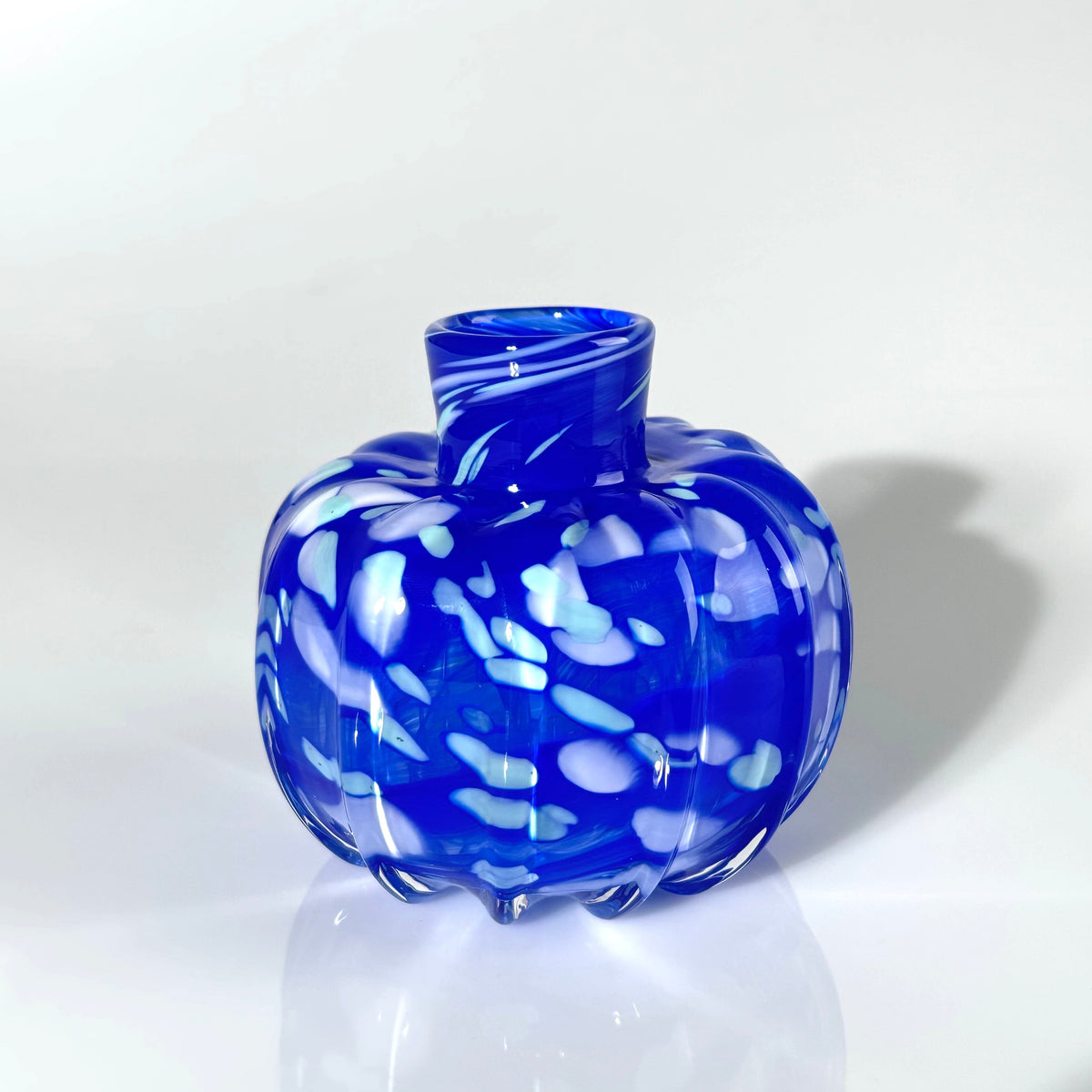 Winter Sky Pumpkin Vase