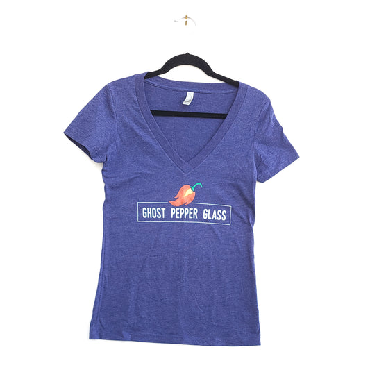 Logo Tee (Women's) - Heather Indigo