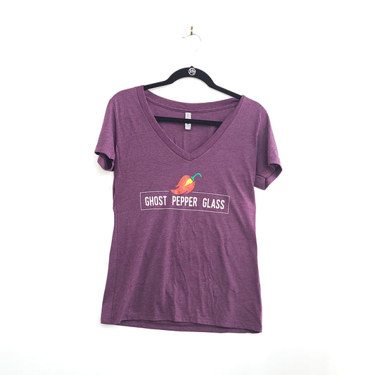 Logo Tee (Women's) - Heather Plum