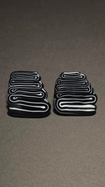 Black & White Earrings