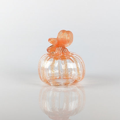 Orange & Clear Pumpkin Votives