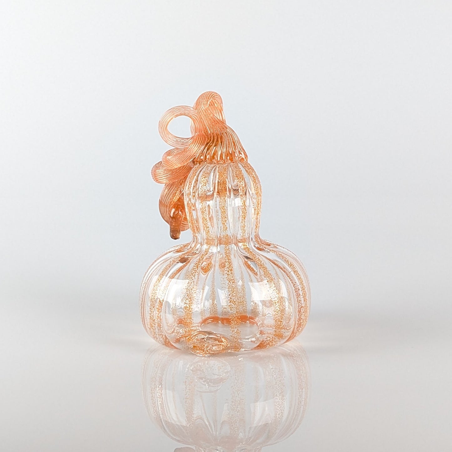 Orange & Clear Pumpkin Votives