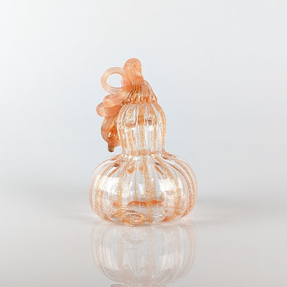 Orange & Clear Pumpkin Votives
