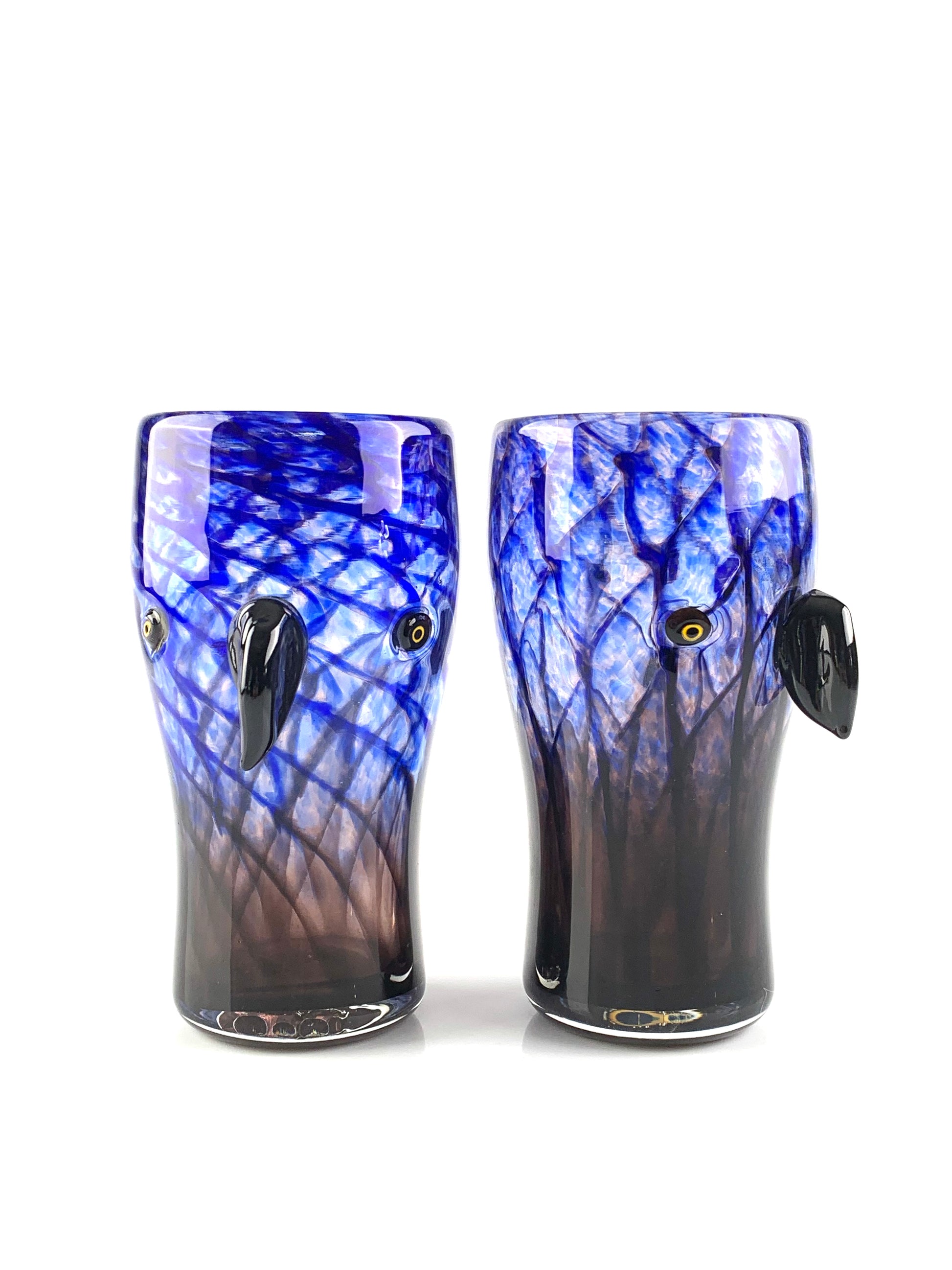 Avian Cup Grackle Pair 2 Katie Plunkard