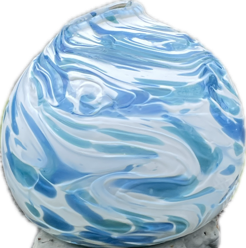 Blue/White Swirl Bud Vase