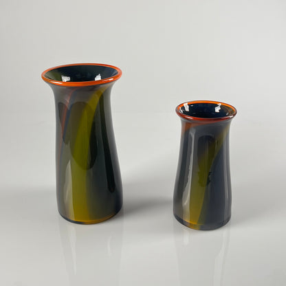 Burnt Orange Vase (Orange Lip)