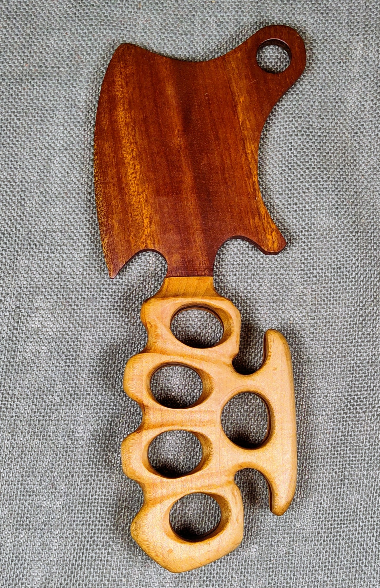 Wood Cleaver with Knuckle Handle