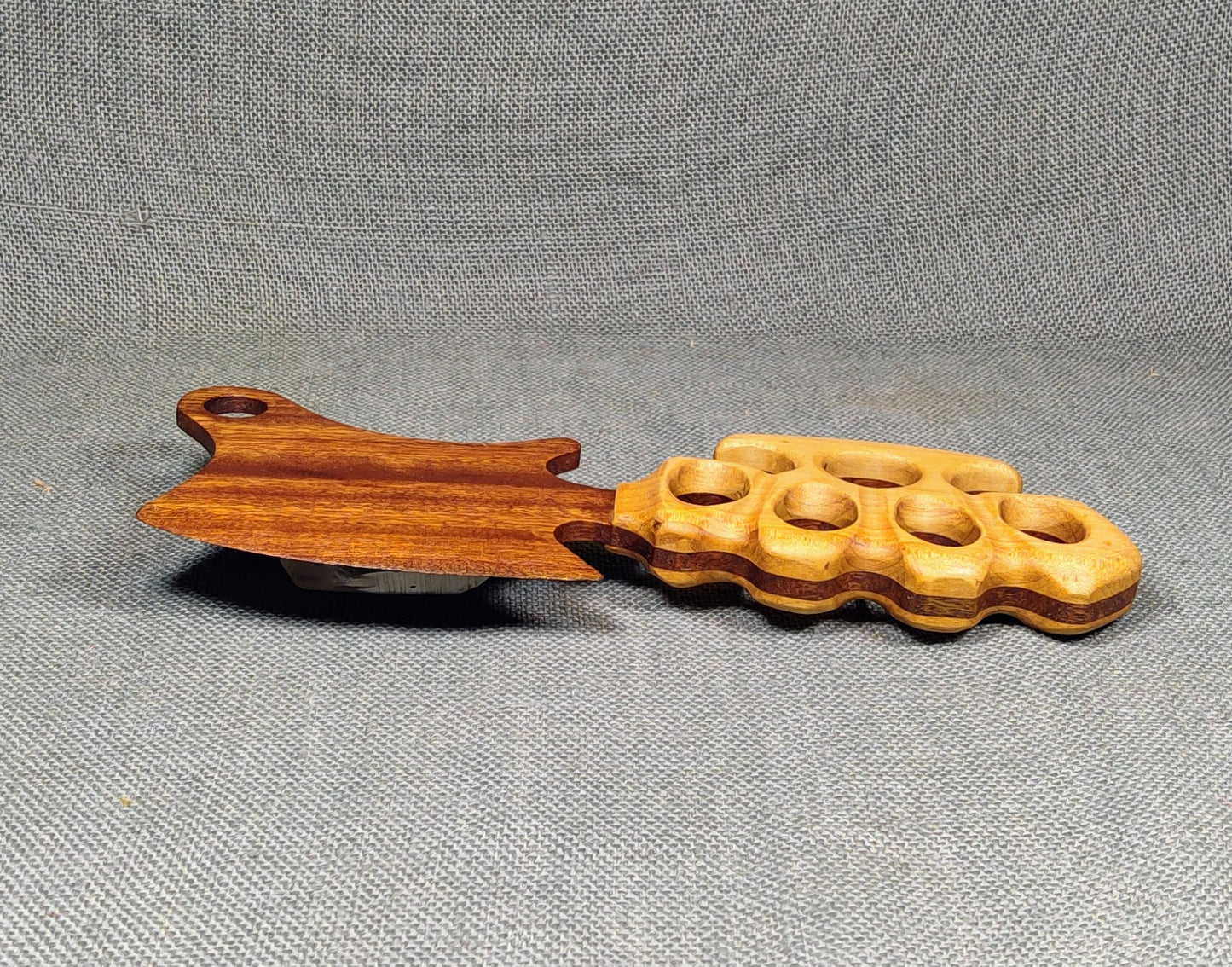 Wood Cleaver with Knuckle Handle