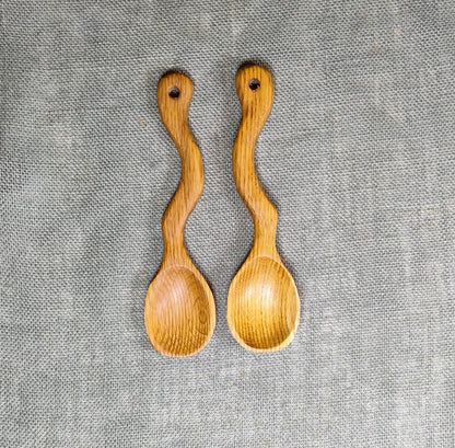 Oak Kitchen Witch Spoon