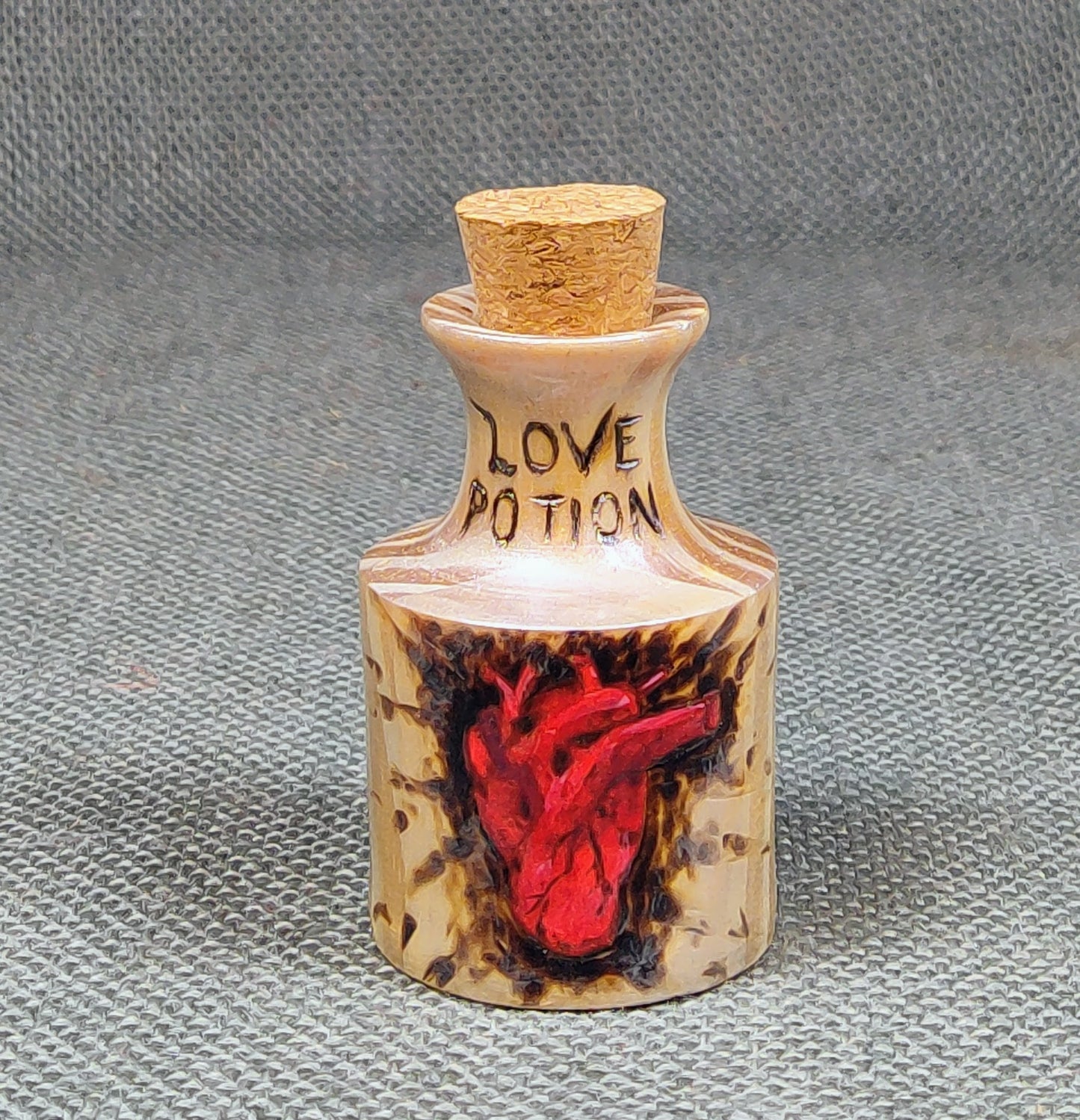 Wood Potion Bottle