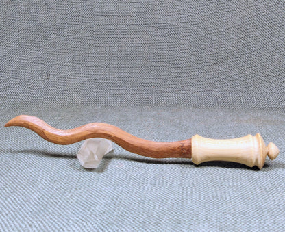 Hand carved wood knife
