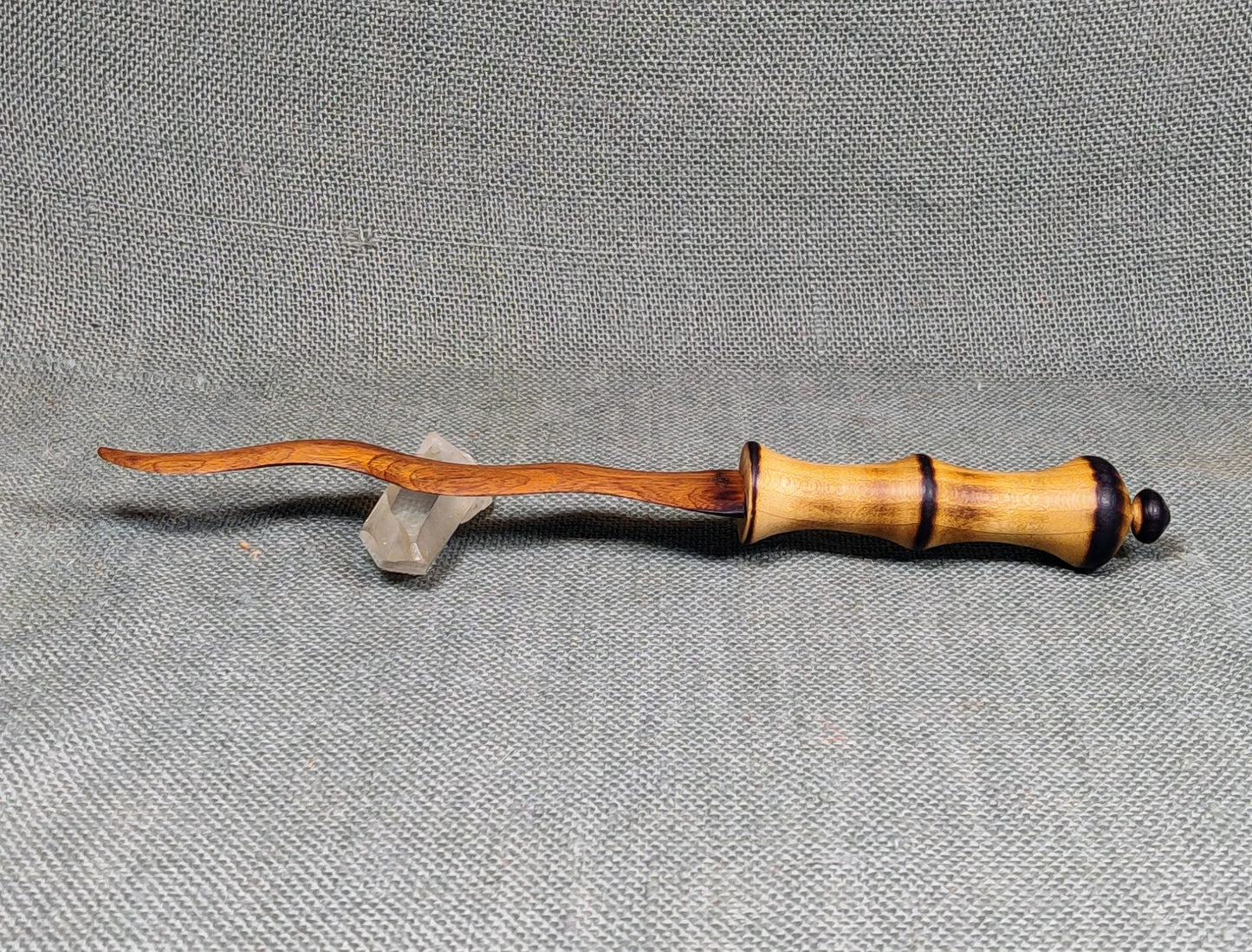 Hand carved wood knife