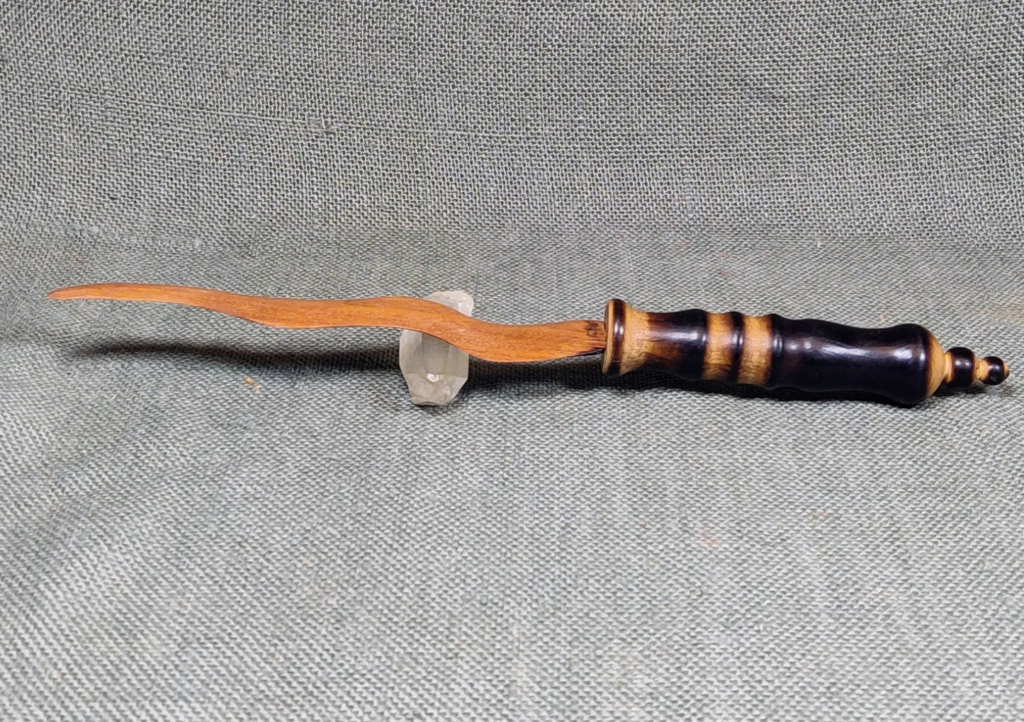 Hand carved wood knife