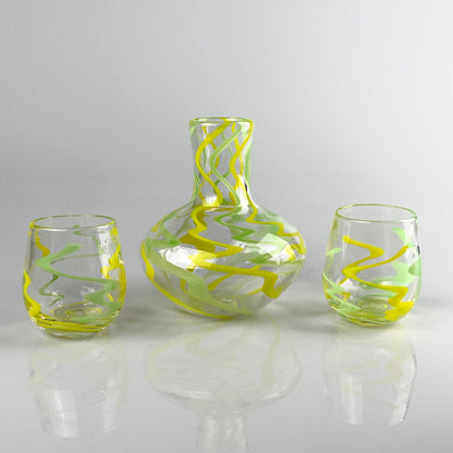 Wigwag Lemon Lime Decanter & Glassware Collection