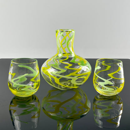 Wigwag Lemon Lime Decanter & Glassware Collection