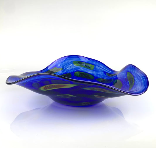 Blue Wave Murrini Bowl