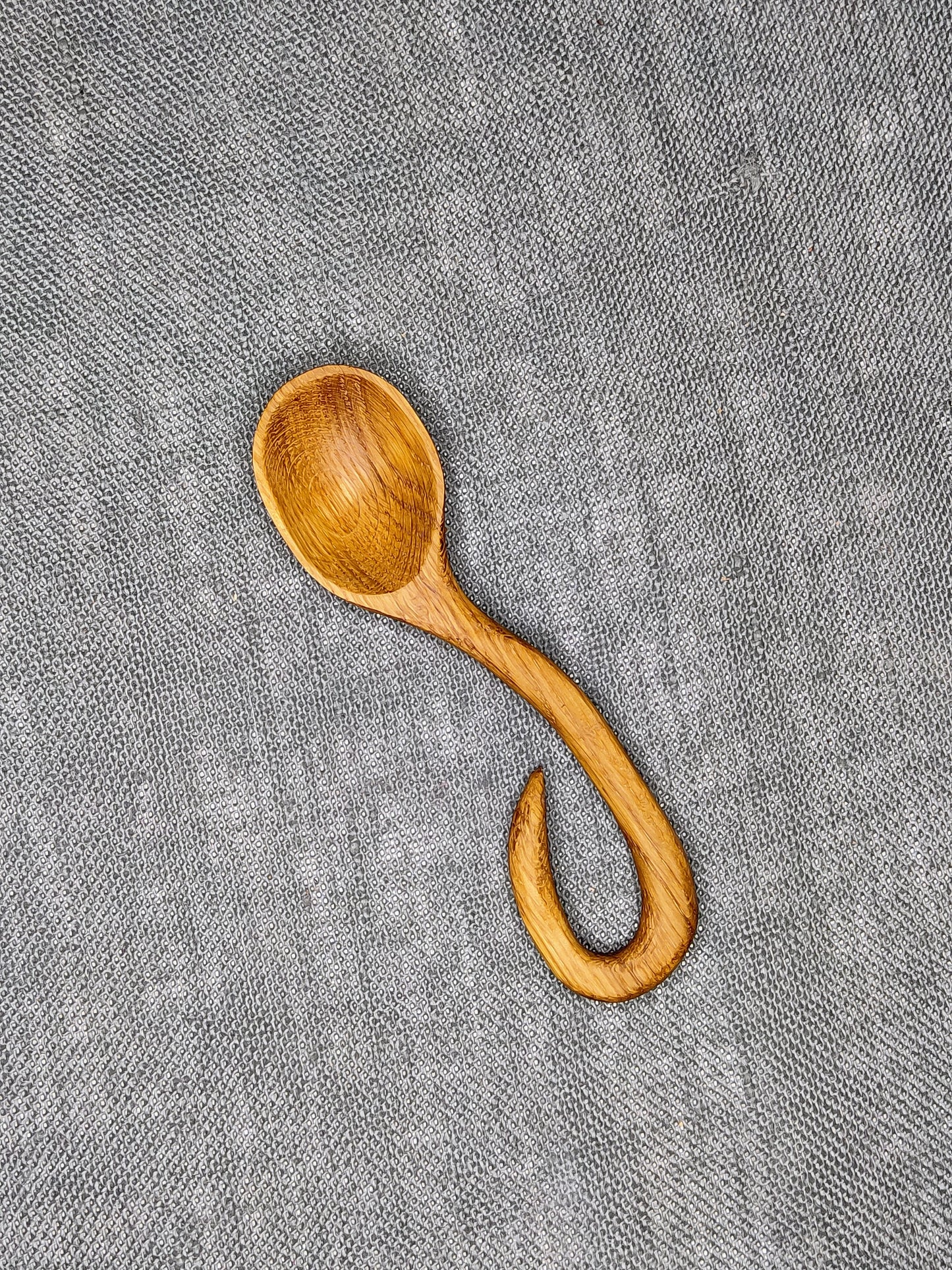 Hand Carved Oak Spoon