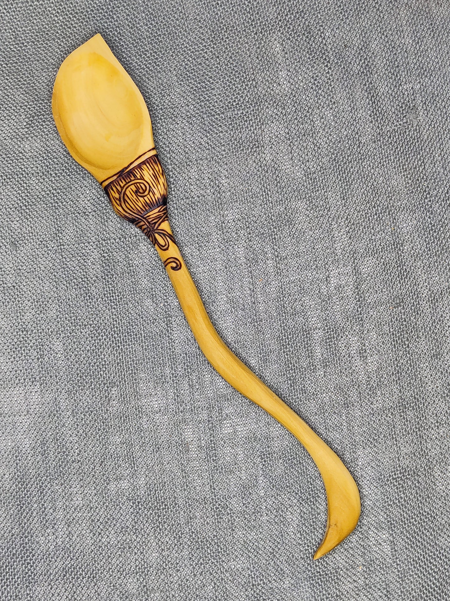 Witch Broom Poplar Wood Spoon