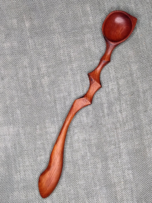 Black Cherry Carved Spoon