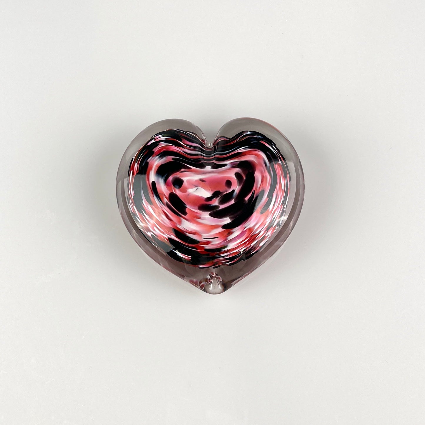 Glass Hearts - Paperweights