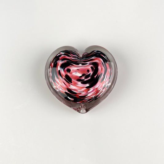 Glass Hearts - Paperweights