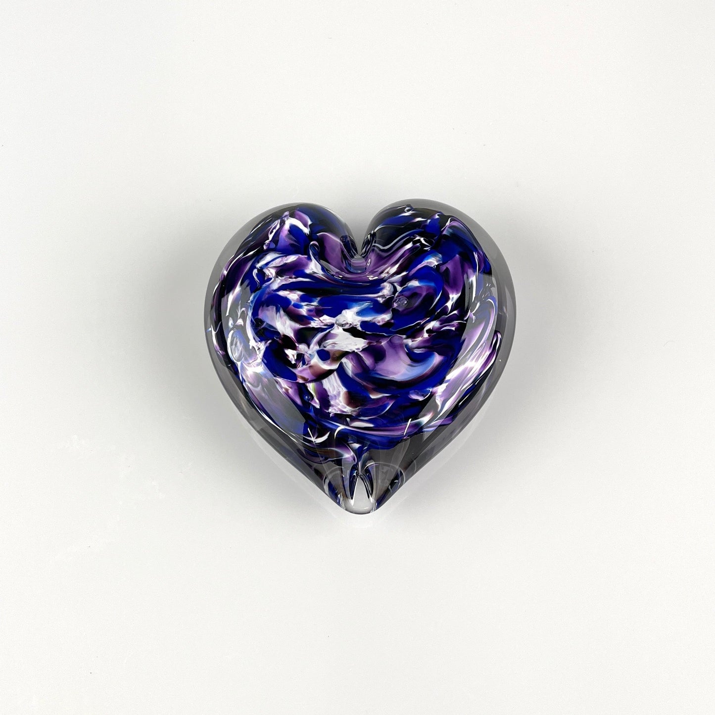 Glass Hearts - Paperweights