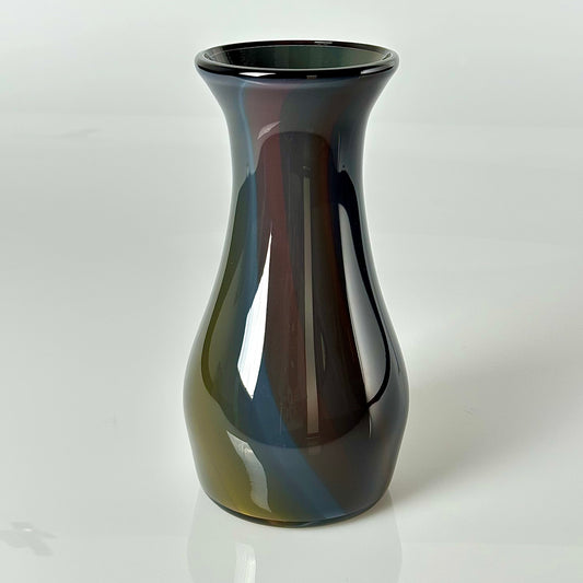 Burnt Orange Vase (Black Lip)