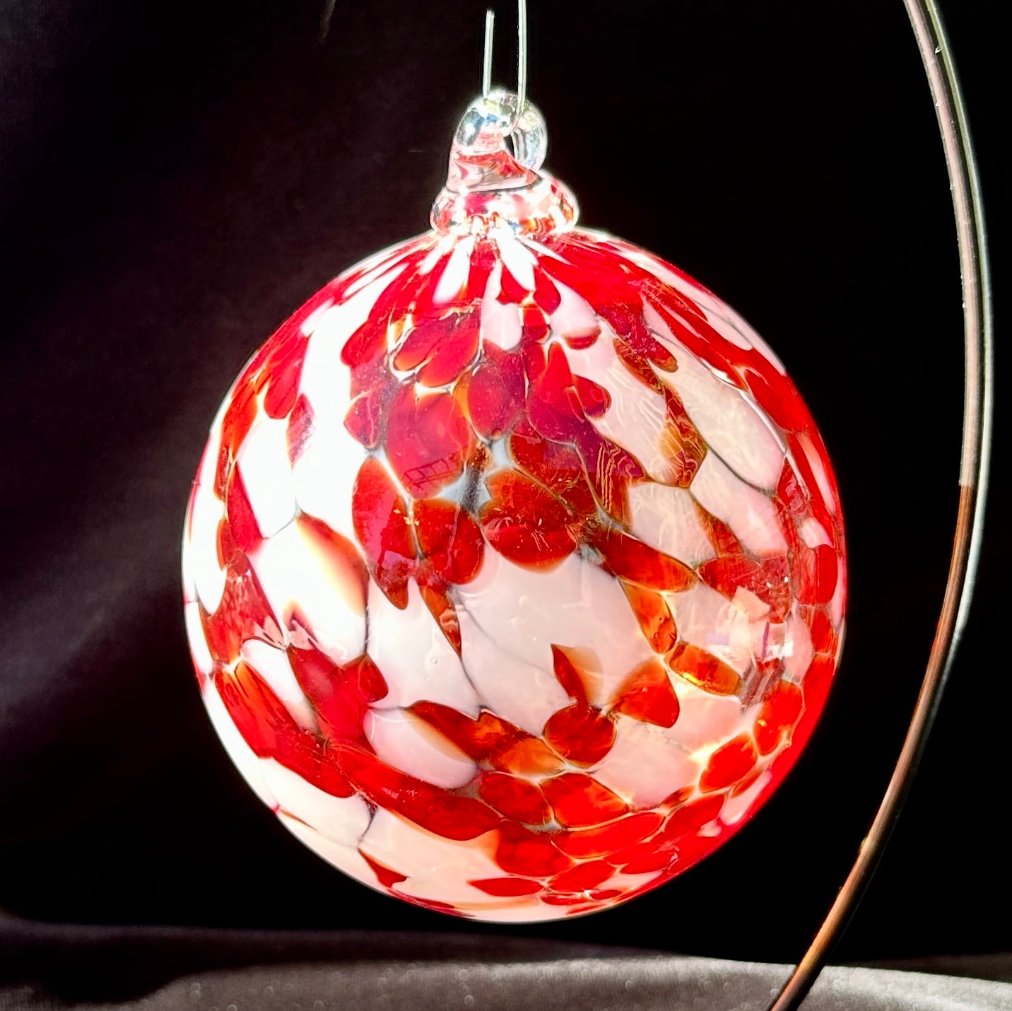 Ghost Pepper Glass Holiday Ornaments