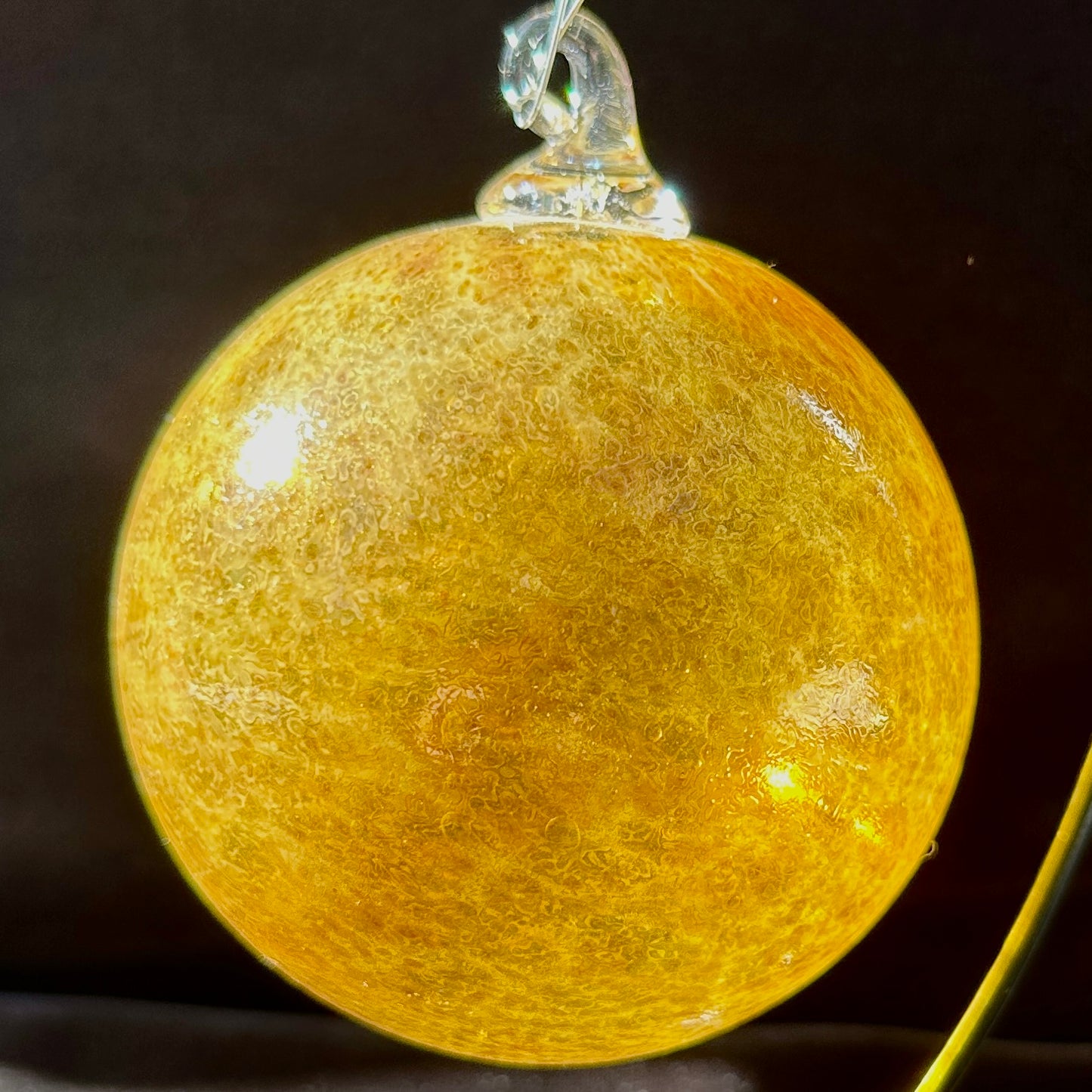 Ghost Pepper Glass Holiday Ornaments