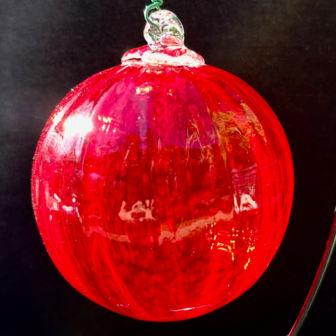 Ghost Pepper Glass Holiday Ornaments