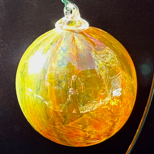 Ghost Pepper Glass Holiday Ornaments