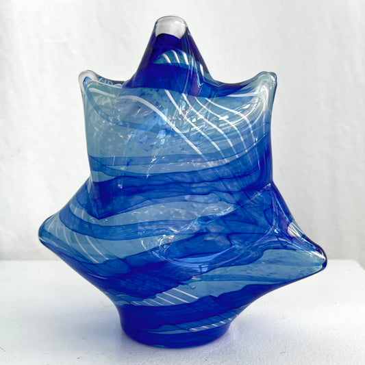 Blue Starry Sculpture