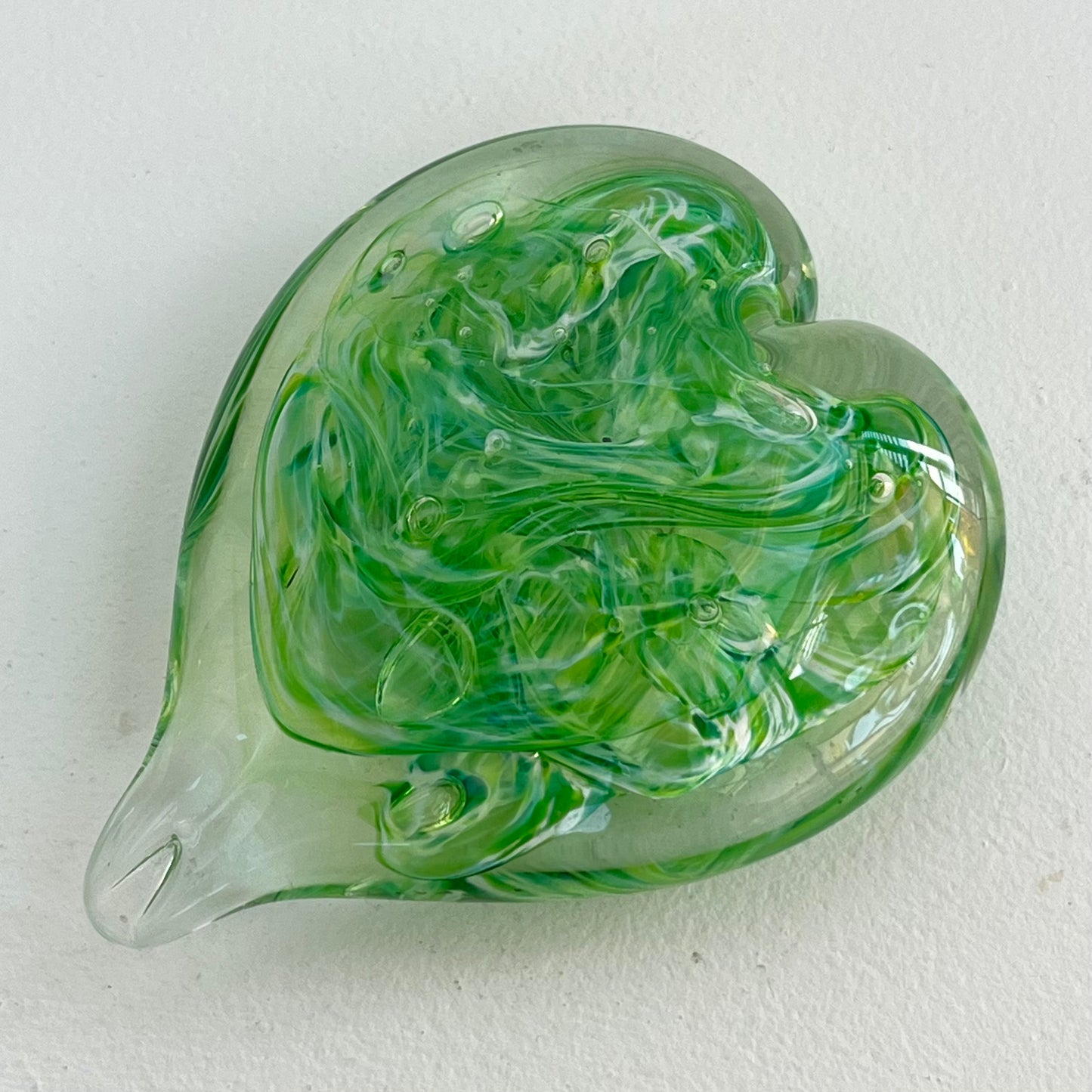 Glass Hearts - Paperweights