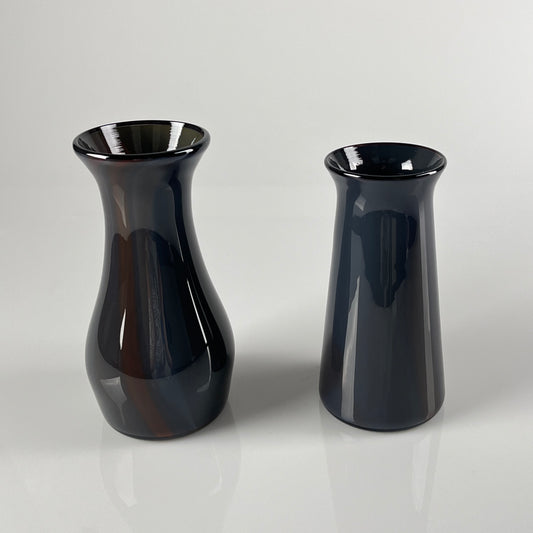 Burnt Orange Vase (Black Lip)