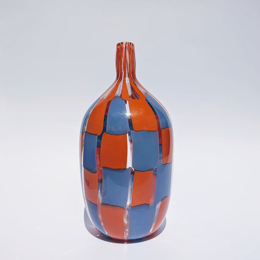 Vase - Checkmate (Purple & Orange)