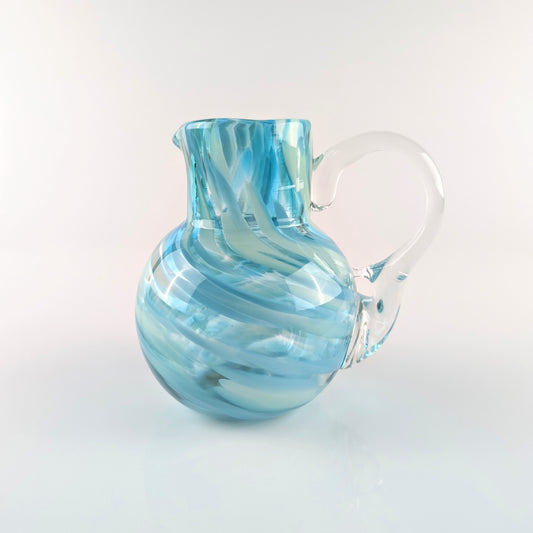 SALE! Pitcher - Blue Swirly