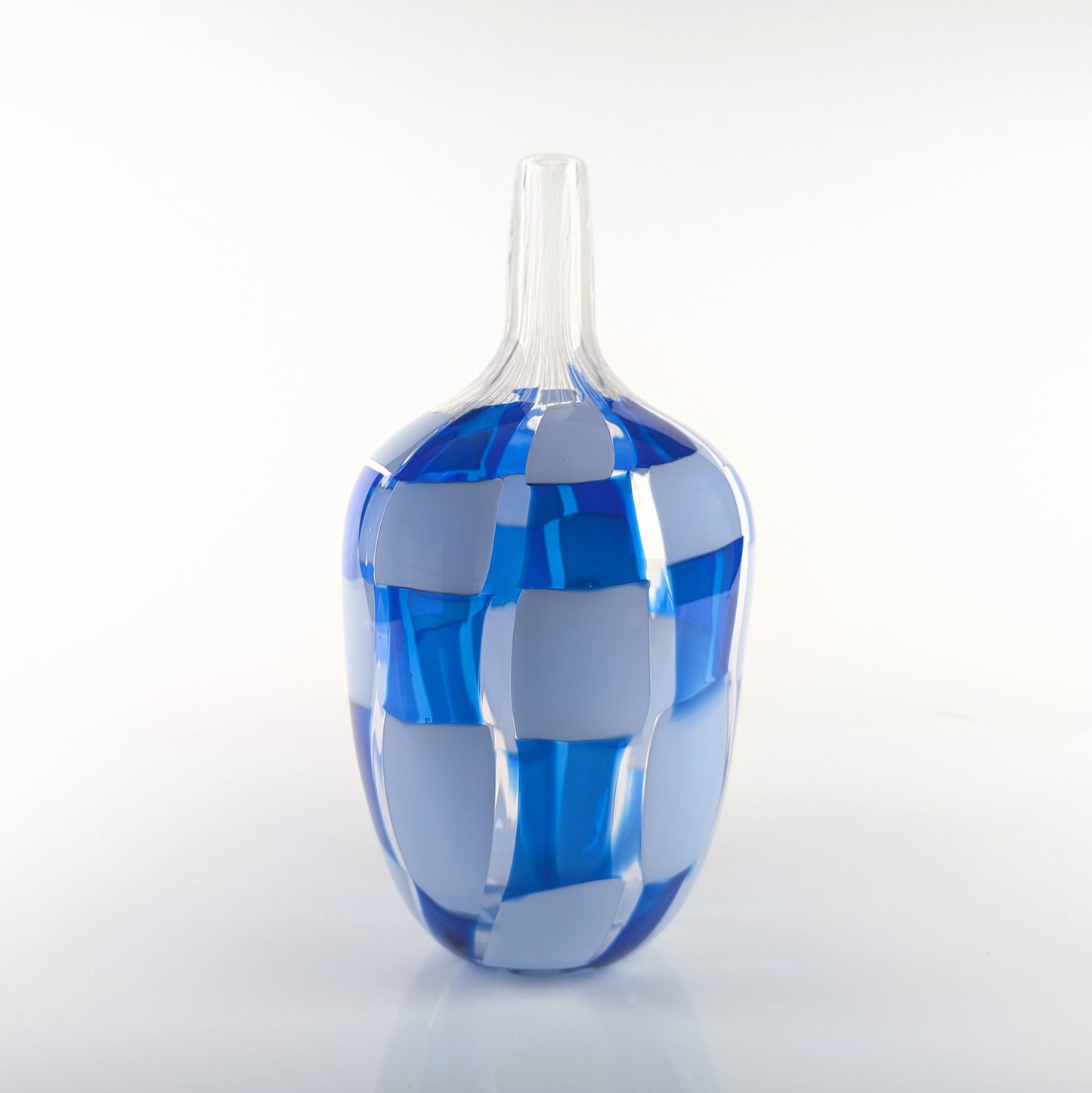 Vase - Checkmate (Light Blue)