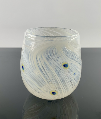 Peacock Stemless White Katie Plunkard