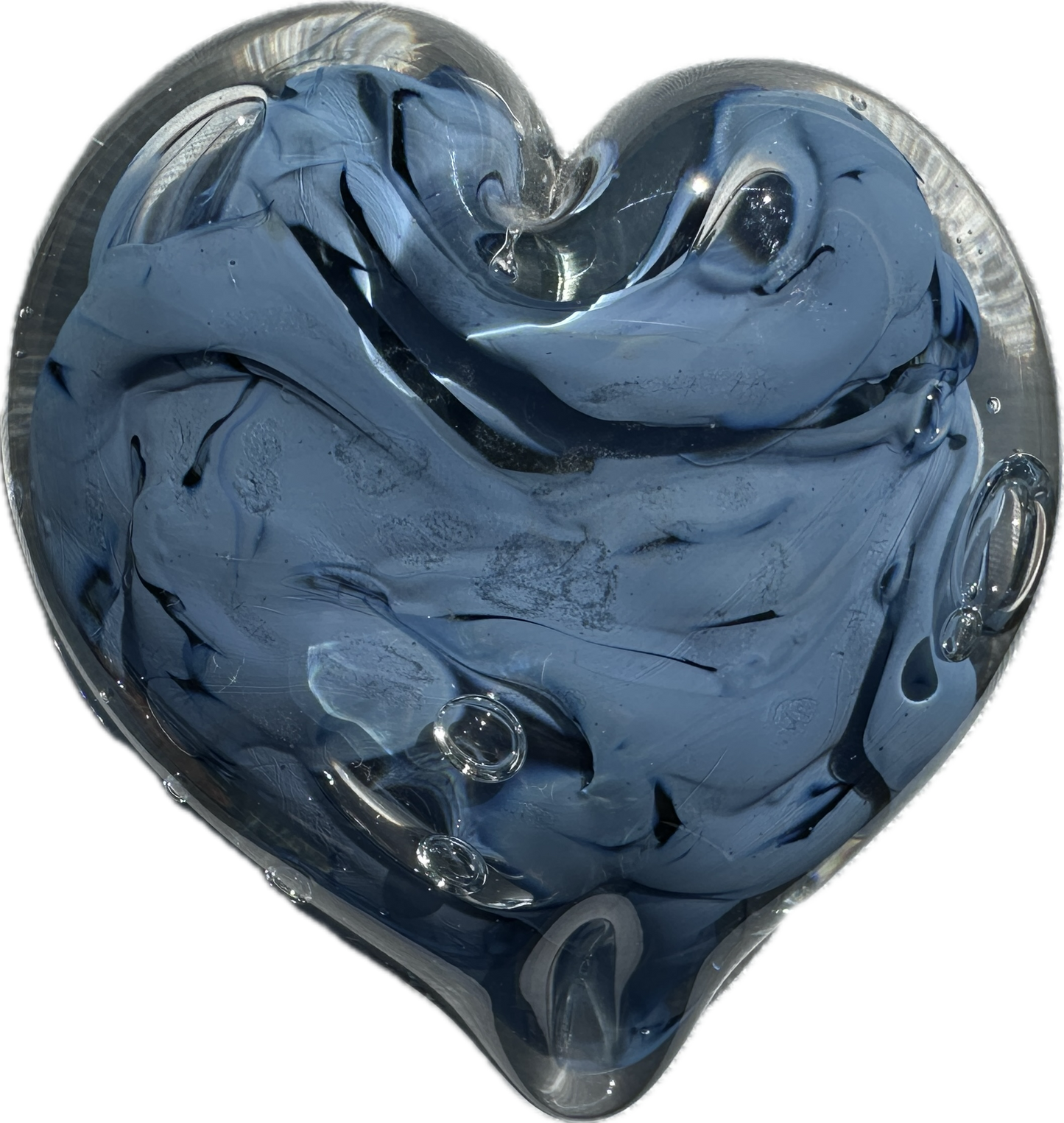 Glass Hearts - Paperweights