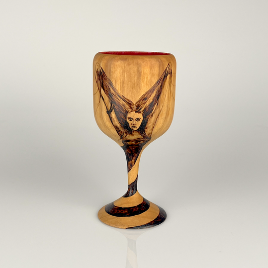 Theda Bara Wine Goblet