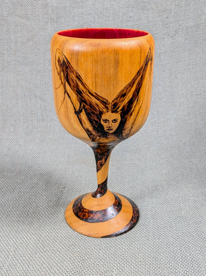 Theda Bara Wine Goblet